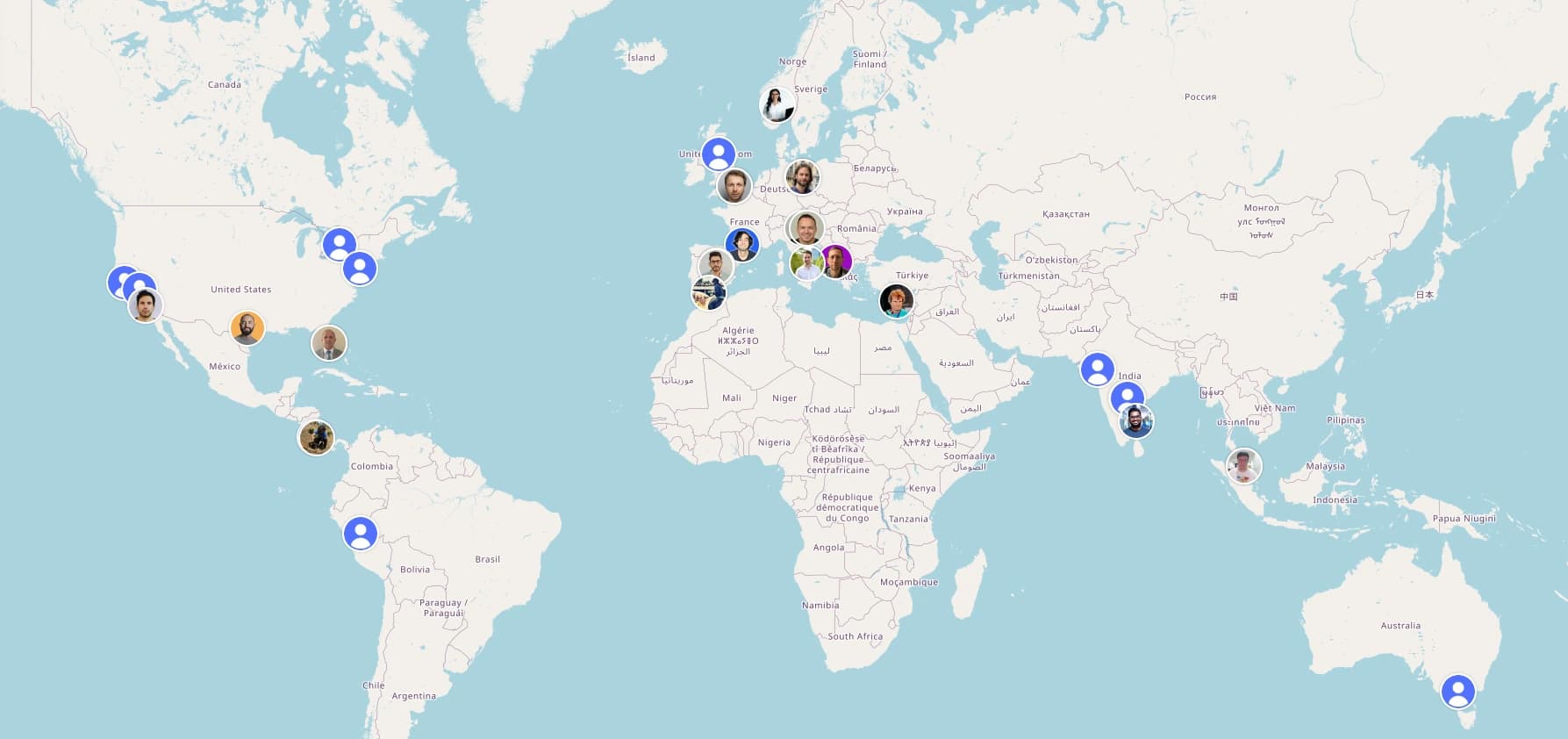 Global Community Map